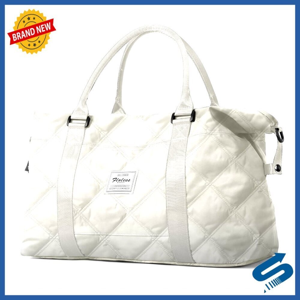 Large Travel Duffel Bag with Wet Pocket, Trolley Sleeve, 30L Carry-On Weekender